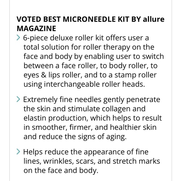 ORA Microneedle Face & Full Body Roller Kit (5 piece kit) - Picture 7 of 10